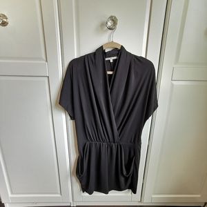 Rachel by Rachel Roy Oversized Black Mini Dress, Size Small